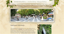 Desktop Screenshot of apartmani.soko-banja.org